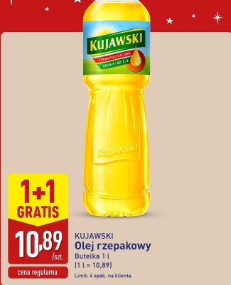 Olej rzepakowy 1+1 GRATIS promocja w Aldi