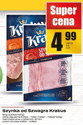 Szynka od Szwagra Krakus promocja w Supeco