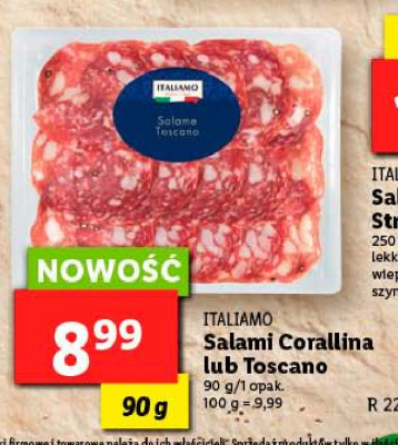 Salami corallina Italiamo promocja