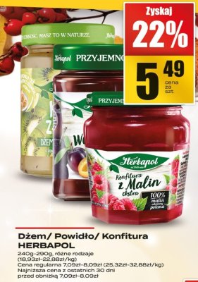 Dżem/powidło/konfitura HERPOL promocja w Supeco