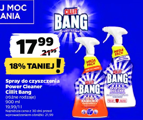 Płyn czystość i higiena Cillit bang power cleaner promocja