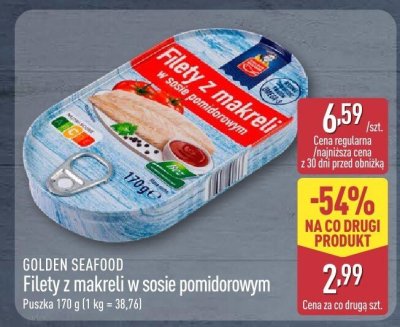 Filety z makreli w sosie pomidorowym  promocja w Aldi