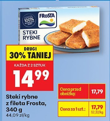 Steki rybne z fileta Frosta promocja w Biedronka
