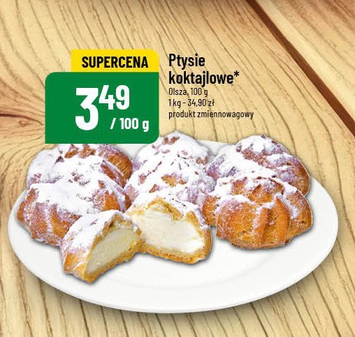 Ptysie koktajlowe Cukiernia olsza promocja