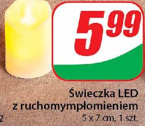 Świeczka led z ruchomym płomieniem promocja