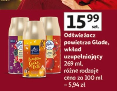 Odświeżacz powietrza Glade, świeca uzupełniający promocja w Auchan