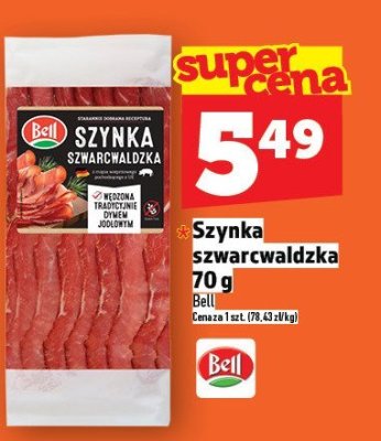 Szynka szwarcwaldzka 70 g Bell promocja w TOPAZ