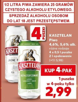 Piwo promocja w Kaufland