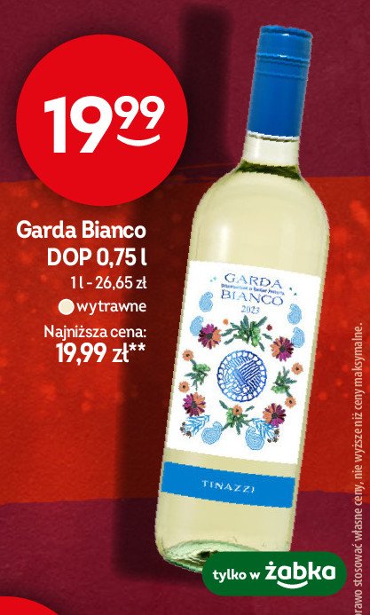 Wino Tinazzi garda bianco promocja