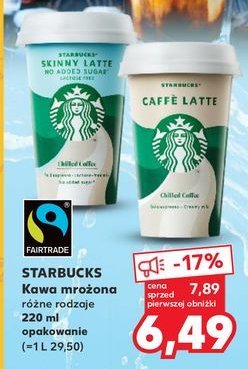 Kawa bez laktozy Starbucks skinny late promocja