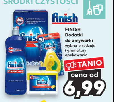 Płyn do zmywarek lemon Finish do czyszczenia zmywarek promocja