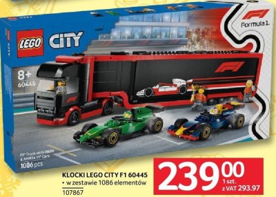 Klocki LEGO City F1 60445 promocja w Selgros