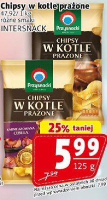 Chipsy w kotle prażone INTERSNACK promocja w Prim Market