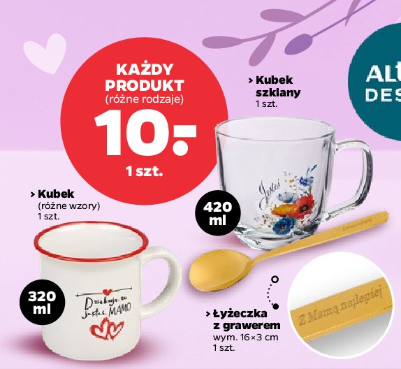 Kubek 320 ml Altom design promocja w Netto