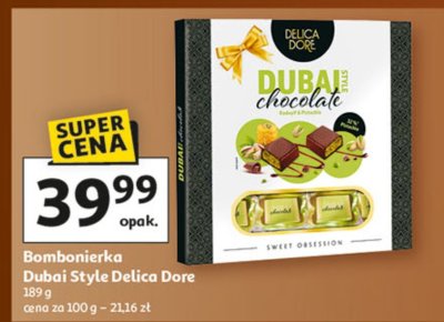 Bombonierka Dubai Style Delica Dore promocja w Auchan