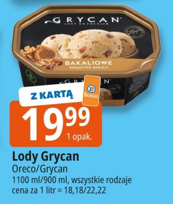 Lody Grycan promocja w Leclerc