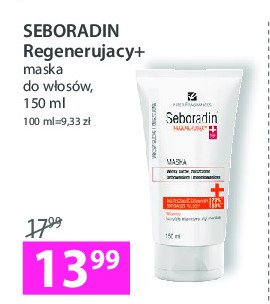 Regeneruj膮ca maska do w艂os贸w Seboradin promocja