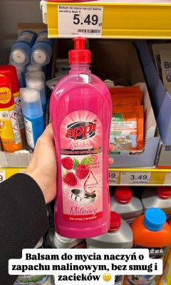 Balsam do mycia naczyń Appi Sensitive malina 1l promocja w Dino