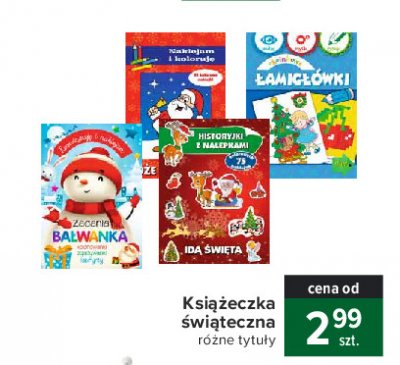 Seria dla dzieci choinkowe łamigłówki promocja