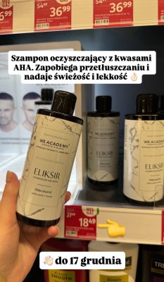 Szampon Eliksir do włosów Yerba Balans z kwasami AHA promocja w Rossmann