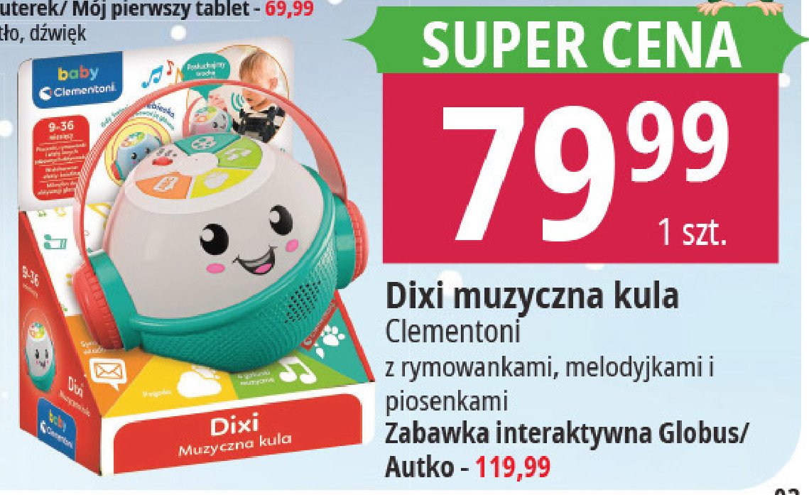 Autko naci艣nij i jed藕 Clementoni promocja