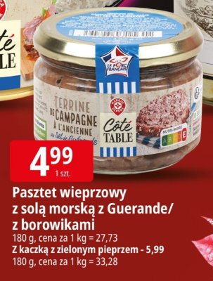 Pasztet wieprzowy z solą morską z Guérande/z borowikami promocja w Leclerc