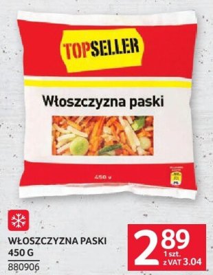 Włoszczyzna paski Topseller 450g promocja w Selgros