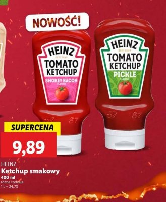 Ketchup pickle Heinz promocja