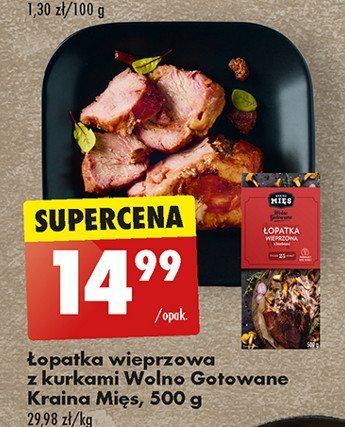 Łopatka wieprzowa z kurkami Kraina mięs promocja