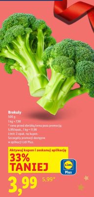 Brokuły promocja w Lidl