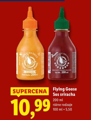 Sos sriracha - różne rodzaje promocja w Lidl