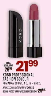 Pomadka KOBO Professional Fashion Colour promocja w Drogerie Natura