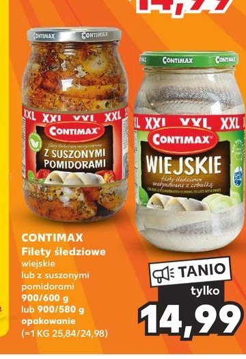 Filety śledziowe wiejskie Contimax promocja