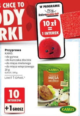 Przyprawa do mięsa mielonego KAMIS promocja w Intermarche