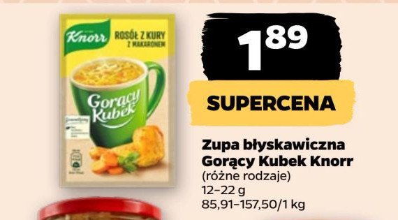 Rosół z kury z makaronem Knorr promocja w Netto