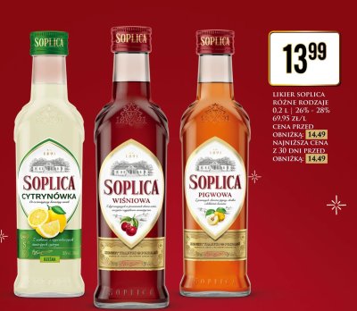 Likier Soplica Wiśniowa  0.2 L promocja w Dino