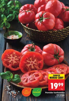 Pomidor karbowany na wagę promocja w Biedronka