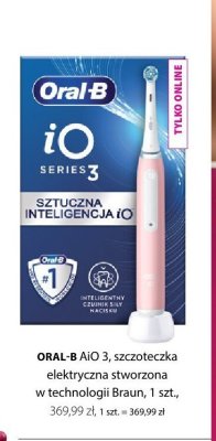 Szczoteczka elektryczna ORAL-B iO 3 stworzona w technologii Braun promocja w Hebe
