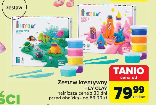 Zestaw kreatywny beasts Hey clay promocja