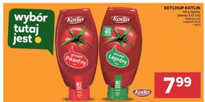 Ketchup Kotlin pikantny promocja w Stokrotka