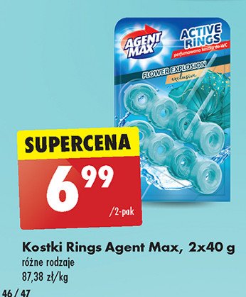 Kostka do wc flower explosion Agent max promocja