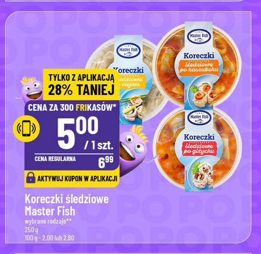 Koreczki po kaszubsku Master fish promocja