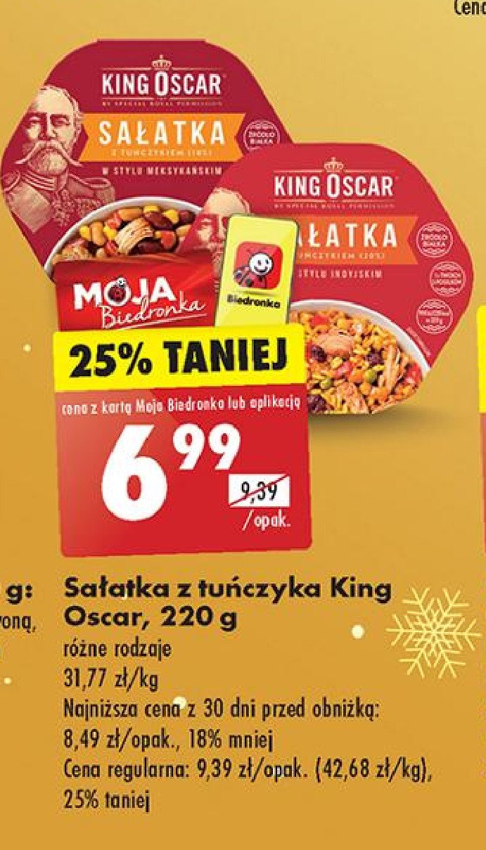 Sałatka indyjska z tuńczykiem King oscar promocja