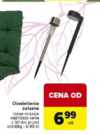 Lampa solarna promocja w Carrefour Market