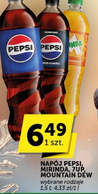 Napój Pepsi, Mirinda, 7up, Mountain Dew promocja w Groszek