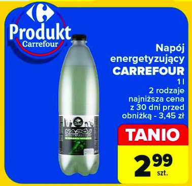 Napój energetyzujący power mojito Carrefour promocja