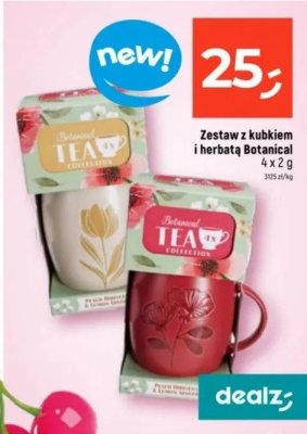 Zestaw z kubkiem i herbatą Botanical Tea Collection 4 x 2 g promocja w Dealz