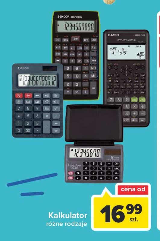 Kalkulator naukowy Sencor promocja