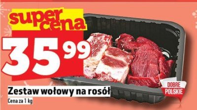 Zestaw wołowy na rosół promocja w TOPAZ