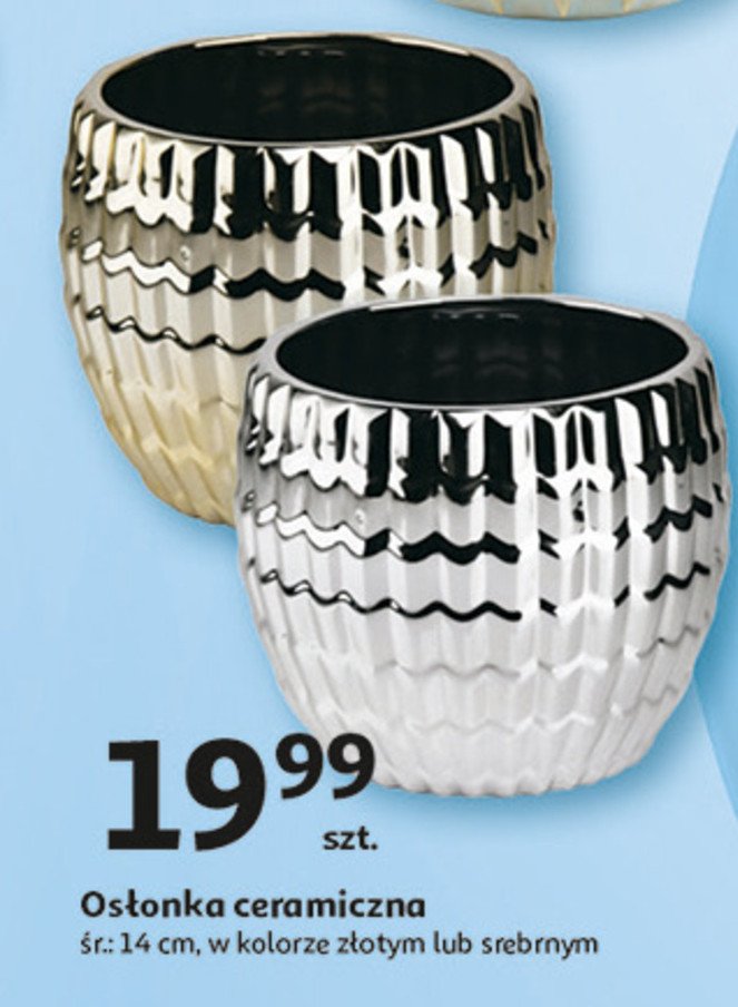 Osłonka ceramiczna 14 cm promocja w Auchan